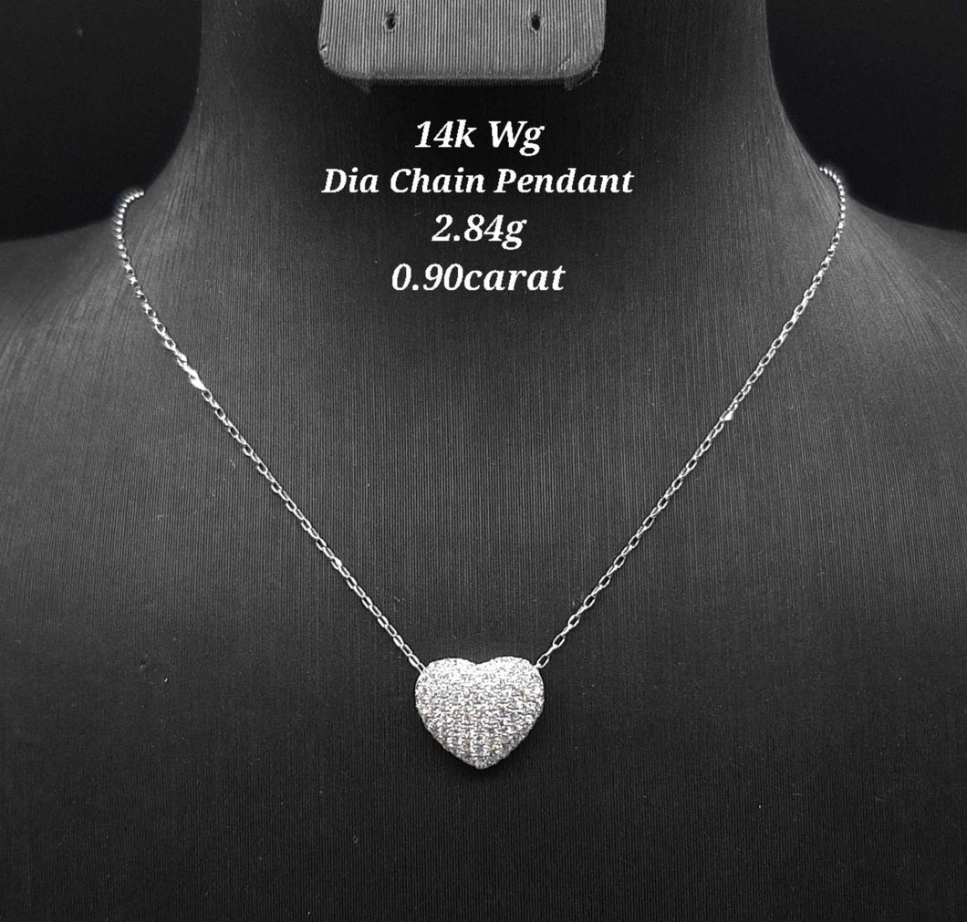 Dia Chain Pendant 14k